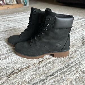 LIKE NEW SUPER HOT AND STYLISH Women’s Timberland Black Leather Boots